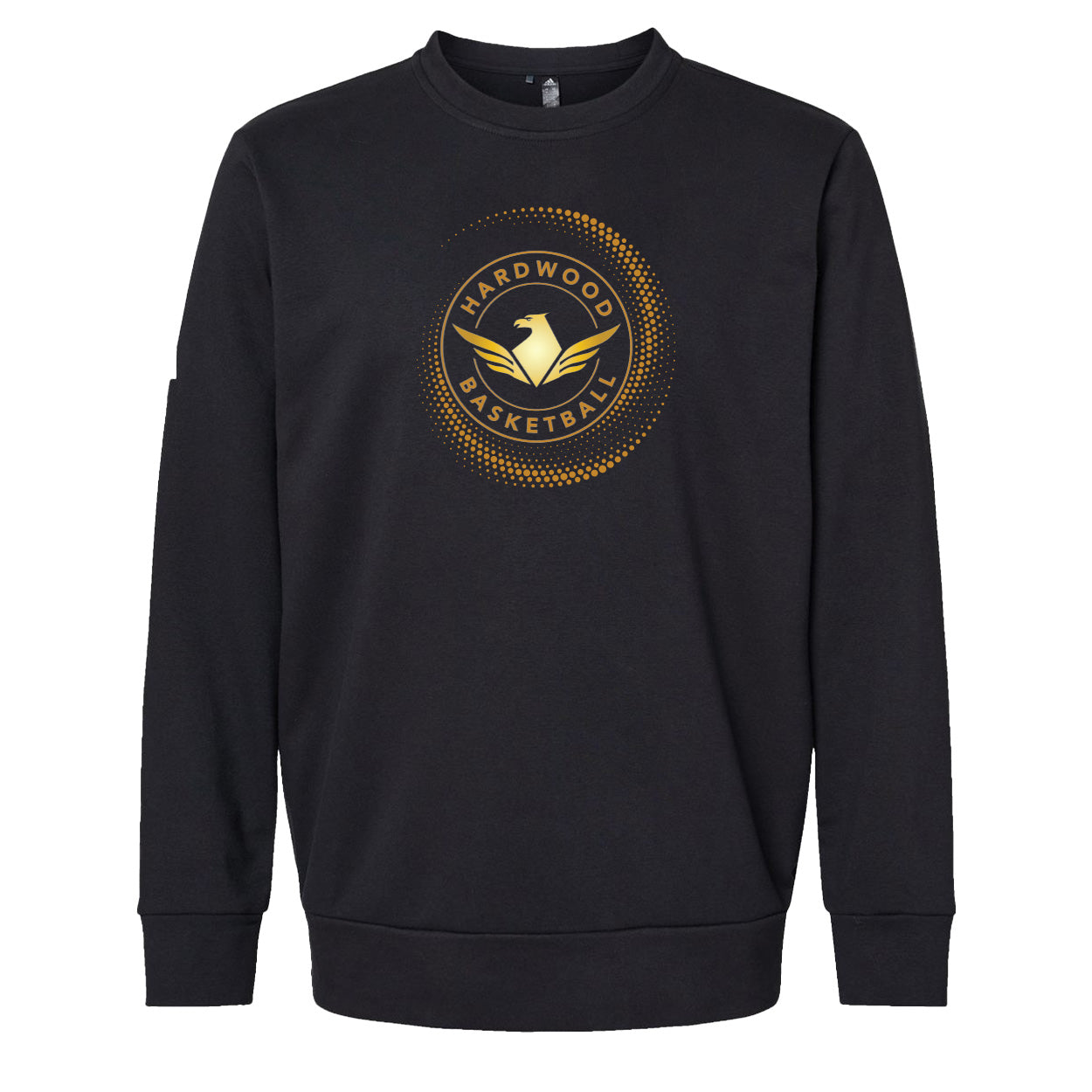 Hardwood -Adidas - Unisex Fleece Crewneck Sweatshirt - Black - A434
