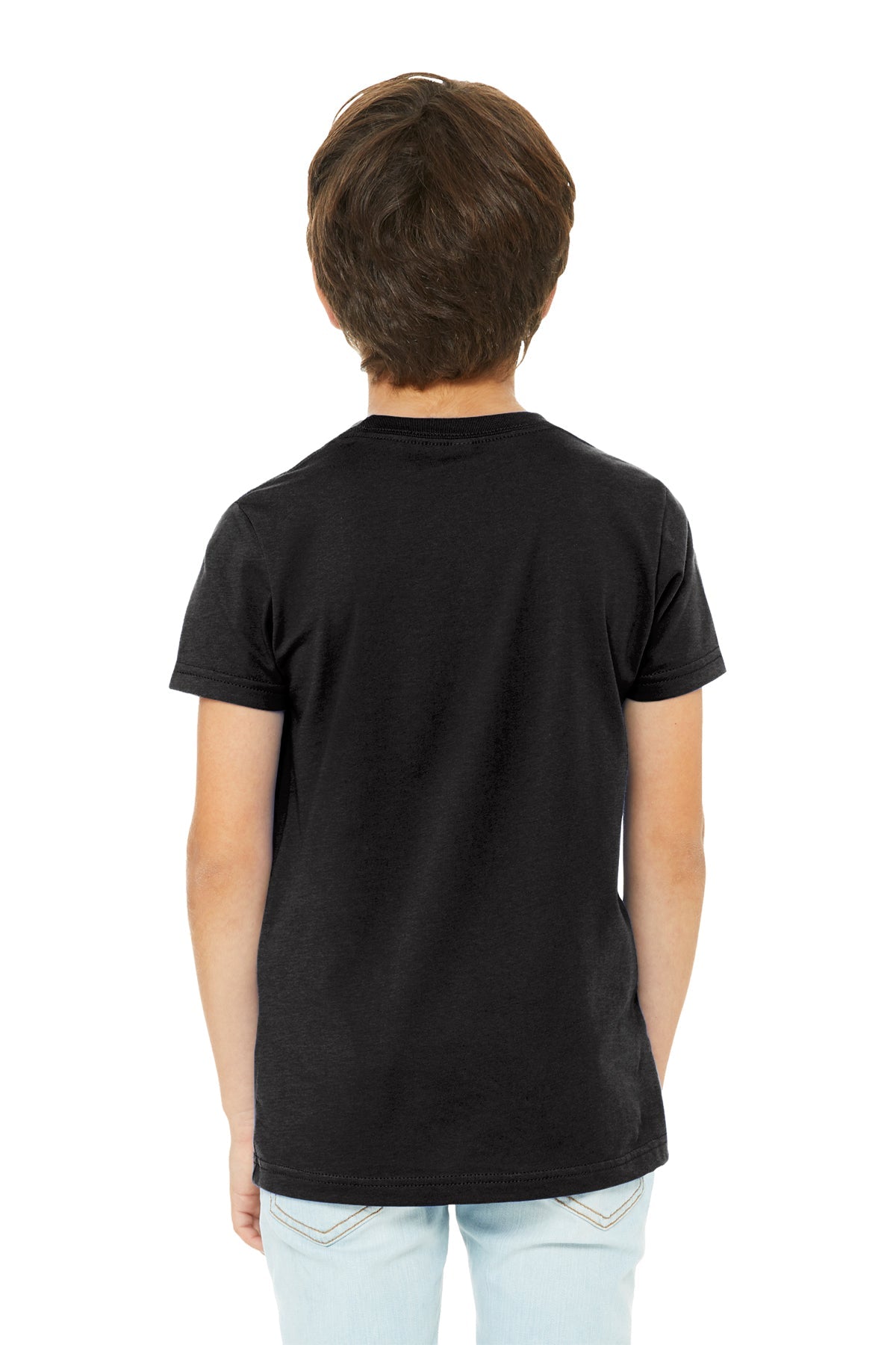 Arapahoe Girls Basketball - Youth Athletic Heather CVC Tee T-Shirt Black Or Gray