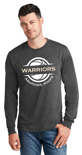 Arapahoe Boys Basketball- Port & Company® Long Sleeve Core Cotton Tee PC54LS GRAY