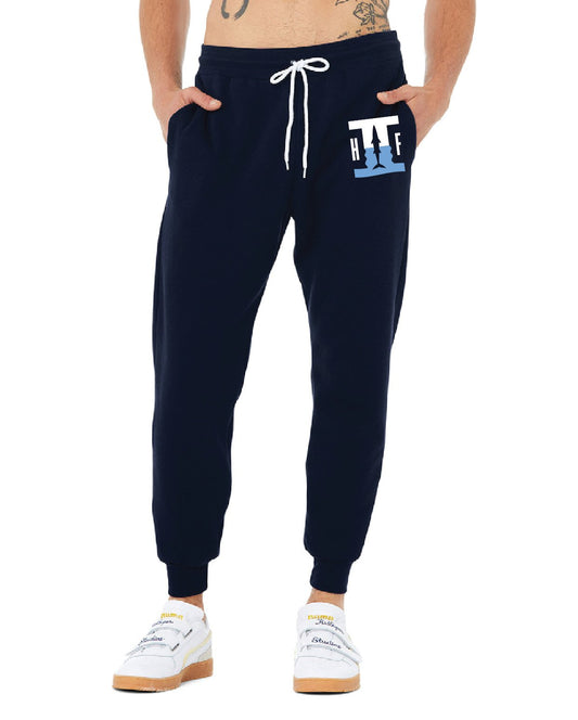 HF2 Cudas - 3727 Bella + Canvas Navy Unisex Jogger Sweatpant