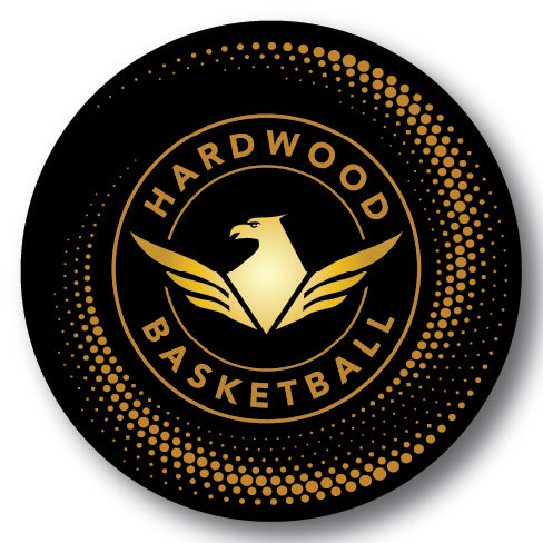 Hardwood - 3x3 Circle Sticker - Ij180 with GLOSS Lam