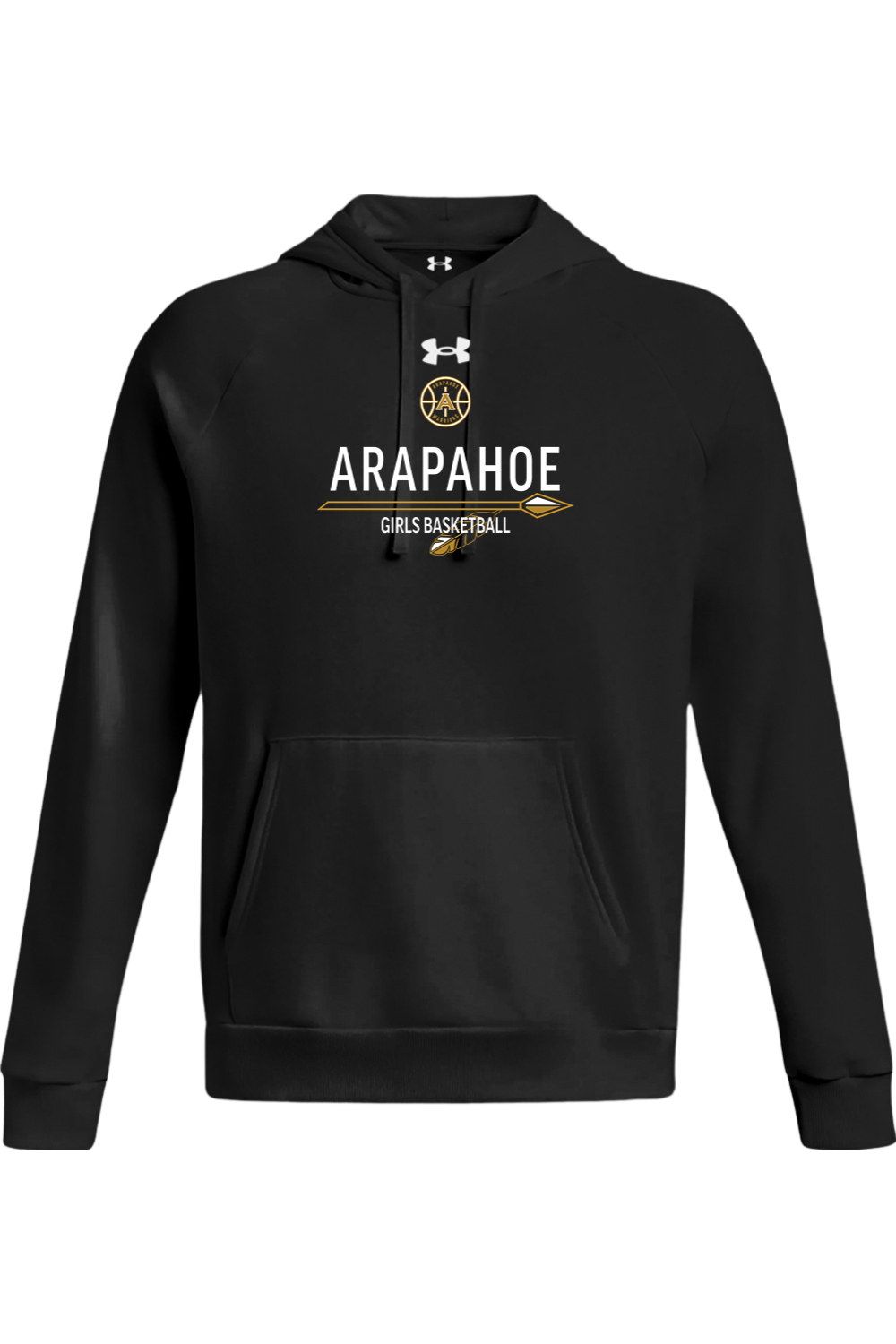 Arapahoe Girls Basketball - Under Armour Men's Rival Fleece Hooded Sweatshirt FE