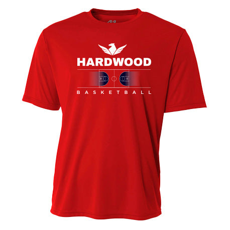 Hardwood - A4 Cooling Performance Short Sleeve Tee - Scarlet A4N3142