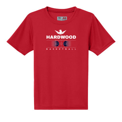 Hardwood - A4 Youth Cooling Performance Short Sleeve Tee - Scarlet A4NB3142