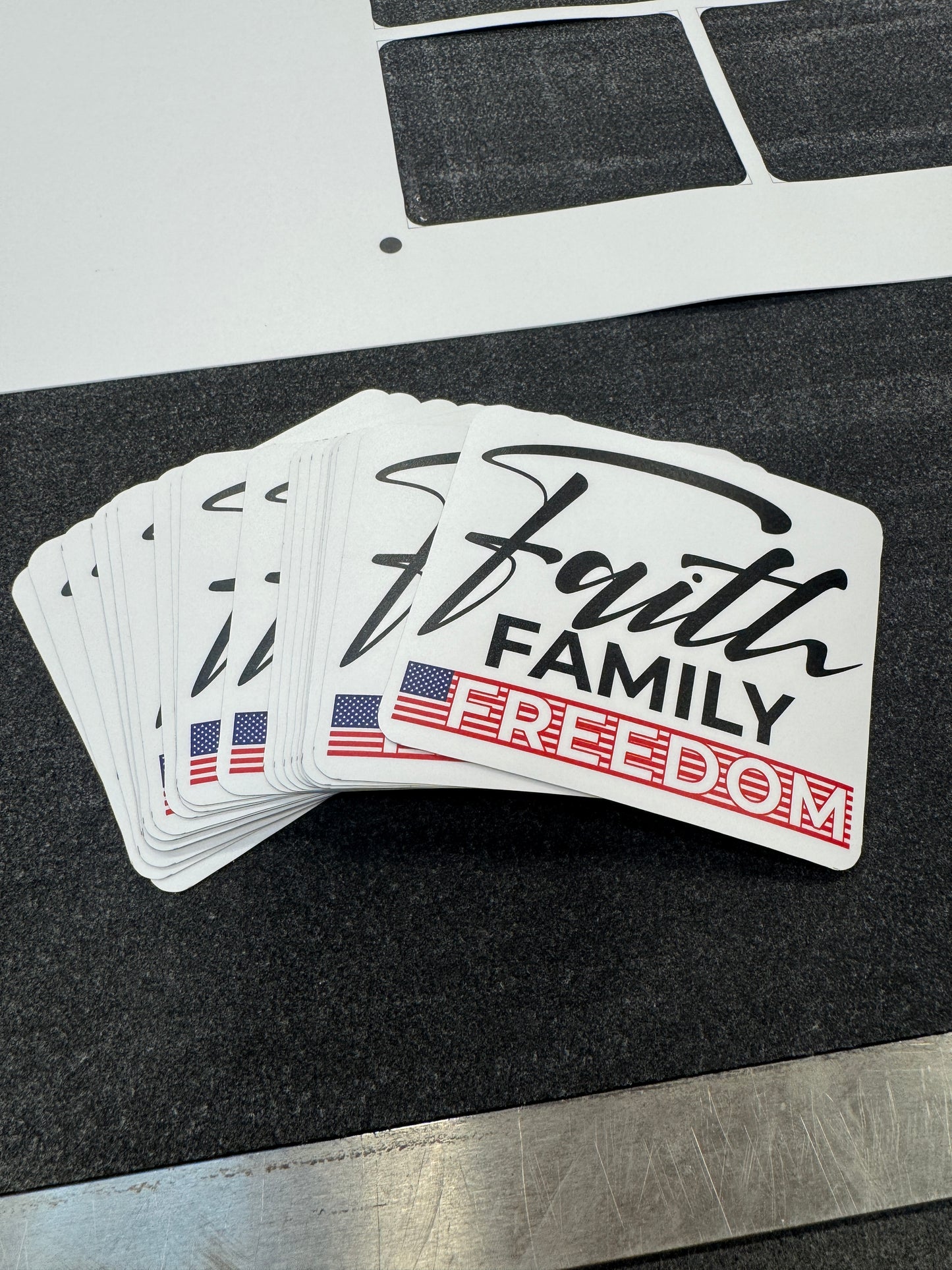 Faith Family Freedom sticker 