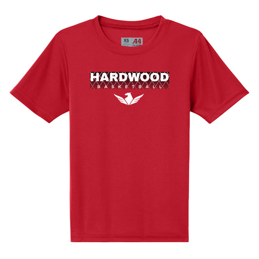 Hardwood - A4 Youth Cooling Performance Short Sleeve Tee - Scarlet A4NB3142