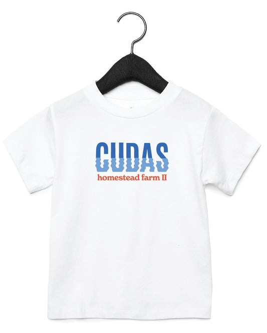 Cuda - Bella + Canvas White Toddler Jersey Short-Sleeve T-Shirt