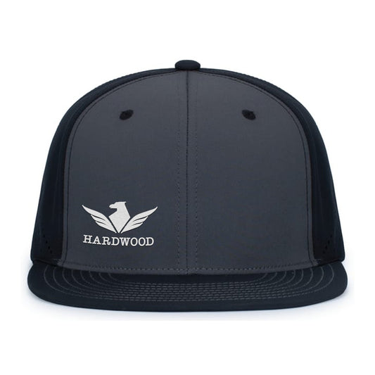 Sale! Hardwood - XS Flex Fit Premium Hat - Pacific Headwear Graphite/Black/Black - ES471