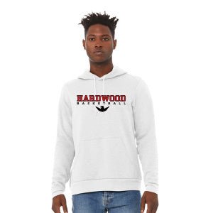 Hardwood -Men's BELLA+CANVAS ® Sponge Fleece Pullover Hoodie - ASH - BC3719