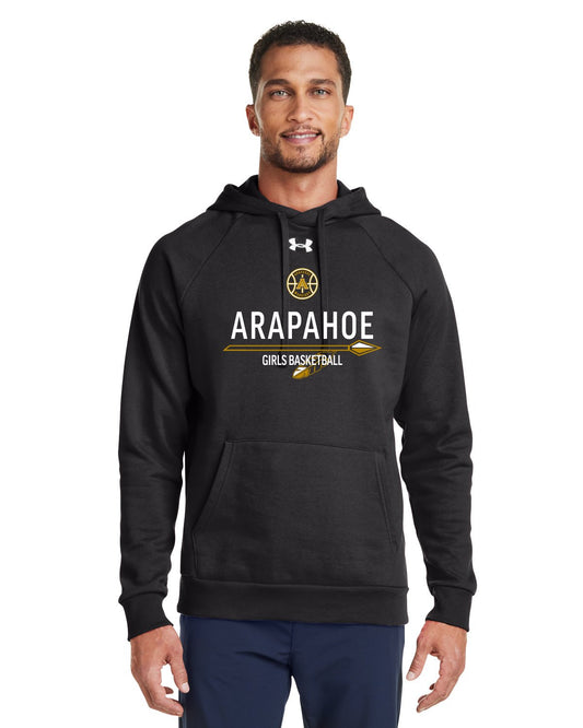 Arapahoe Girls Basketball - Under Armour Men's Rival Fleece Hooded Sweatshirt - 1379757